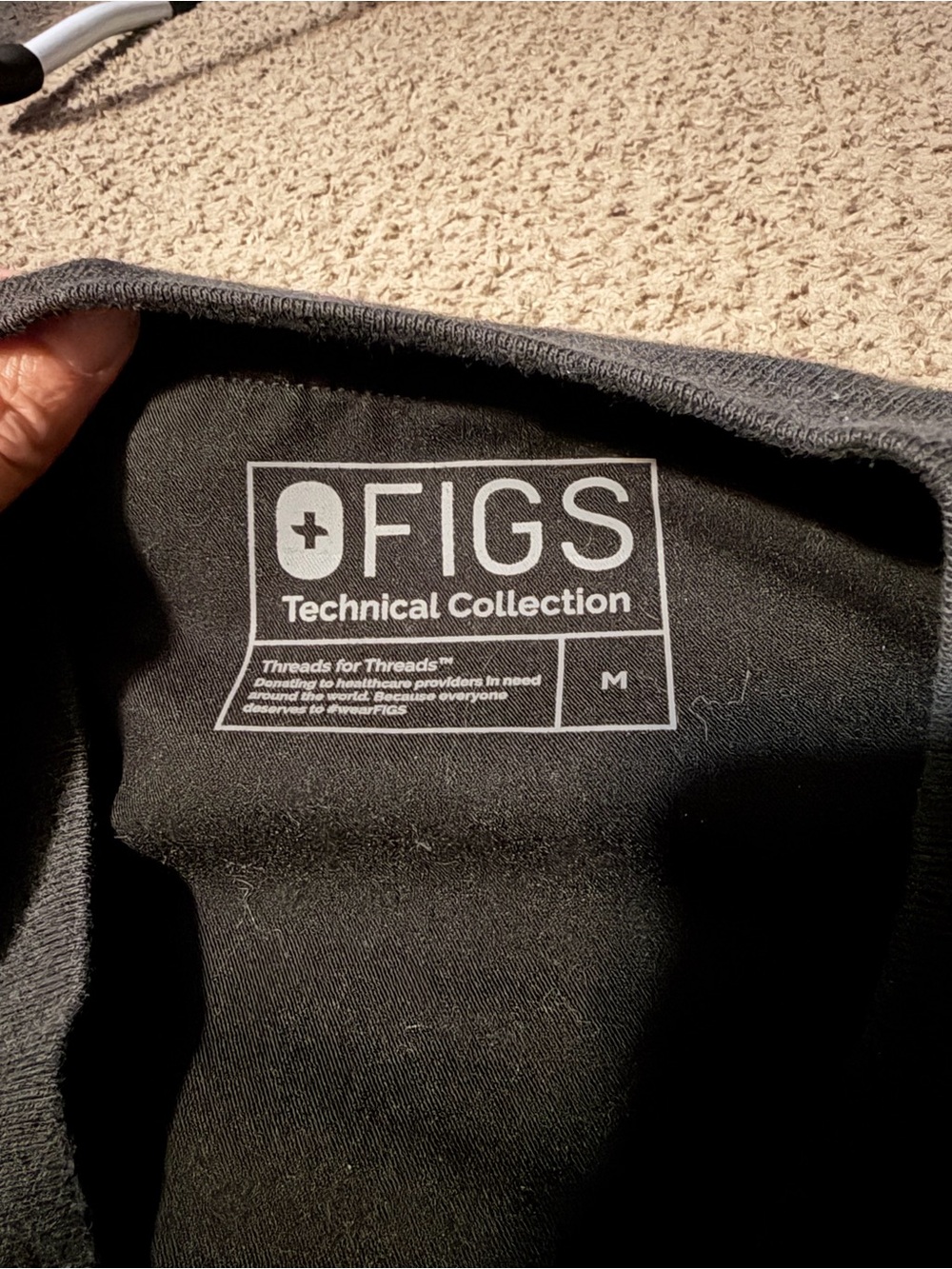 FIGS Black Jacket - Sleek Workwear Layer - Picture 2 of 2